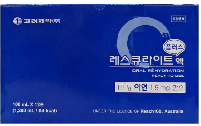 고려제약 레스큐라이트 플러스 액 100ml, 12개