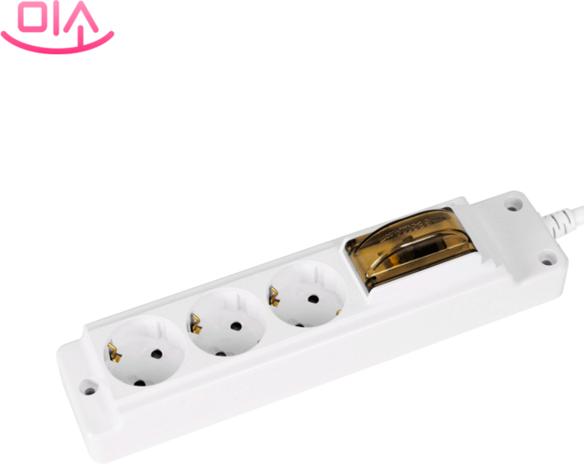 국산 현대 고용량 누전차단 3구 멀티탭, 1.5m, 1개