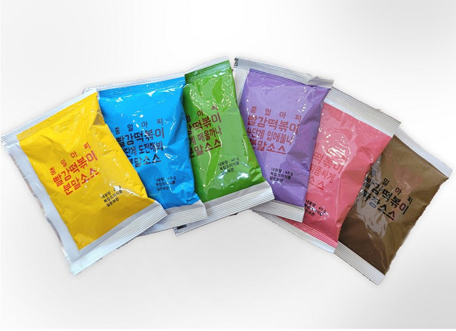 빨강떡볶이 소스 1단계(안매워요), 45g, 1개