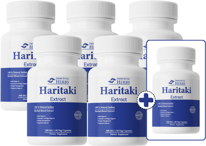 Immortal Herbs 가자 추출물 보스웰리아 캡슐 관절 연골 1000mg 캡슐, 90정, 6개