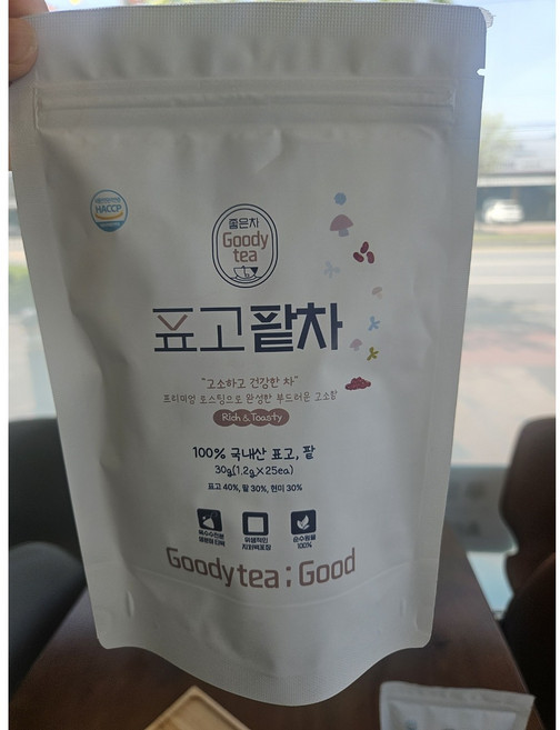 [만복가해월농원]좋은차 Goody Tea (구디티) 표고팥차 구수한 건강차, 1개, 25개입, 1.2g