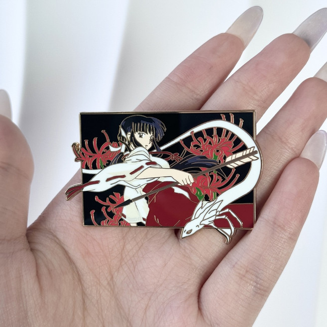 키쿄우 금강 이누야샤 뱃지 브로치 악세사리 장식 굿즈