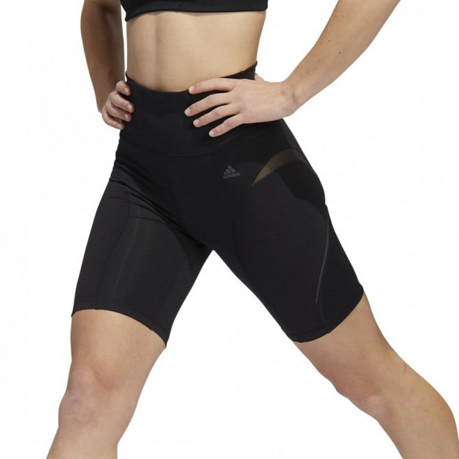 아디다스 여성 숏 레깅스 타이즈 요가복 필라테스 하의