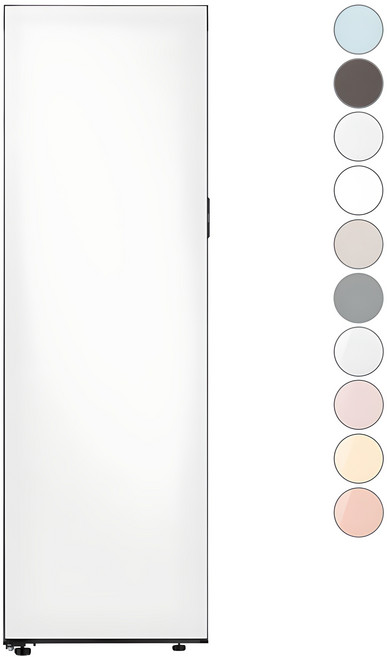 [색상선택형] 삼성전자 비스포크 409L 1도어 냉장고 키친핏 방문설치, 코타 화이트, RR40C7805AP