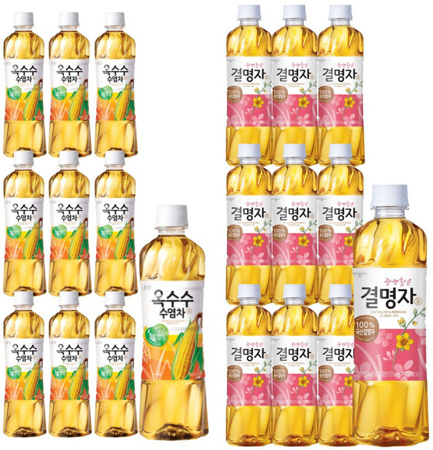 웅진 옥수수수염차 500mlx10펫+결명자차 500mlx10펫, 500mlx20펫, 500ml