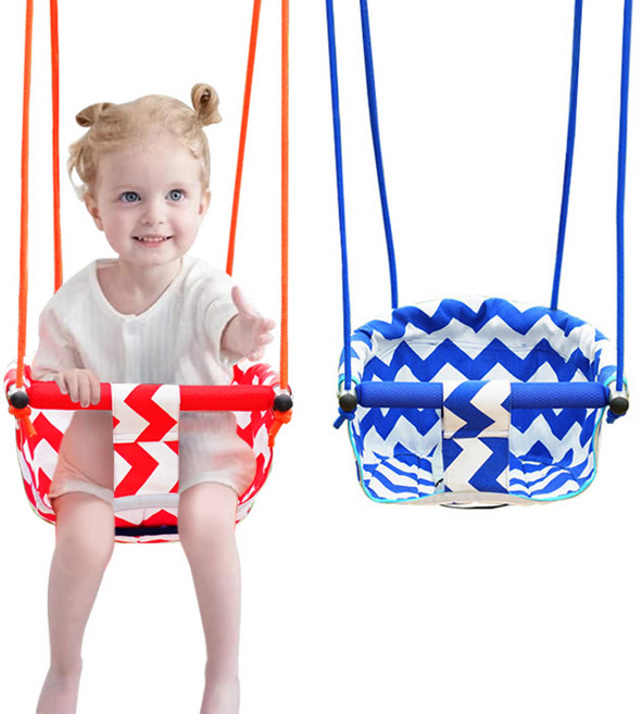 슈퍼리치 어린이 지그재그 그네 유아동 실내 안전그네 가정용 문틈그네 스윙 흔들그네 야외 키즈 운동 다용도 거실 완구 장난감 로프 밧줄 줄타기 원반 외줄그네, ST02-03 어린이 지그재그 그네 블루, 1개