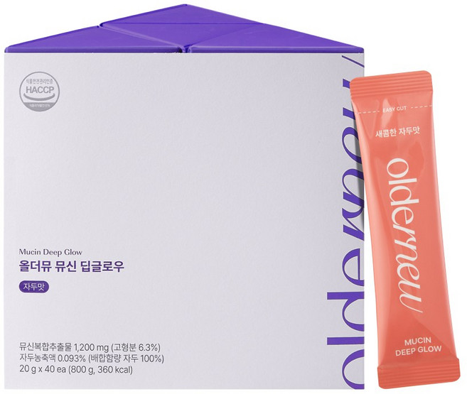[본사공식몰] 올더뮤 뮤신 딥글로우 자두맛, 4박스, 10회분