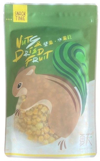 玉米粒脆片 酥脆零食, 1個, 150g