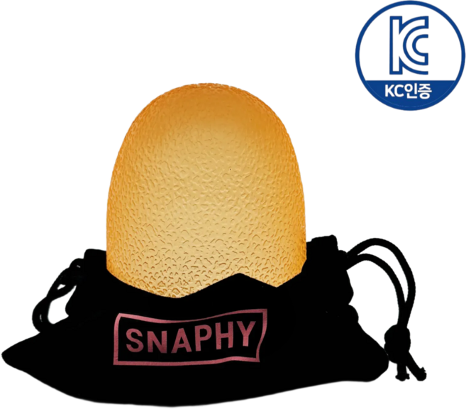 스내피 스퀴시 스트레스 볼, 1개, 옐로우