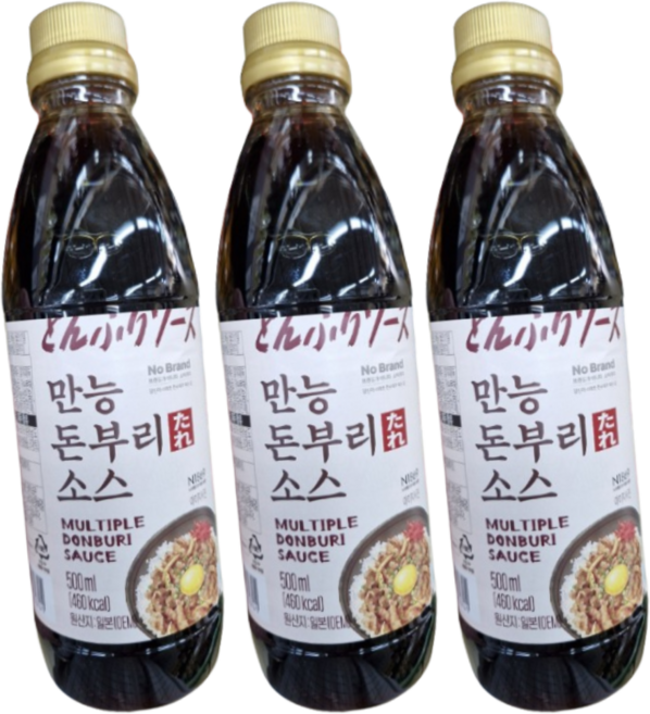 노브랜드 만능 돈부리 소스, 3개, 500ml
