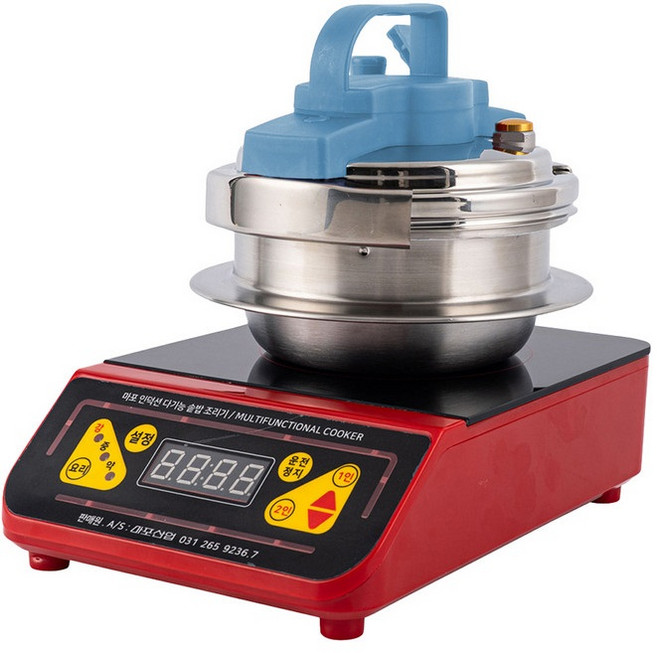 넥소마 명품 안전 솥밥 1-2인용 돌솥밥, 1세트, 블루, 15cm