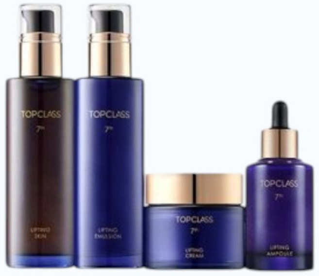 참존 탑클래스 7세대 리프팅 기초세트 4종 (스킨+로션+리프팅크림+앰플), 1개