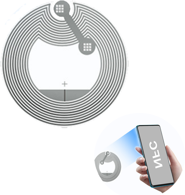NFC 스티커 부딪쳐 보다, 20개, 투명해요25MM