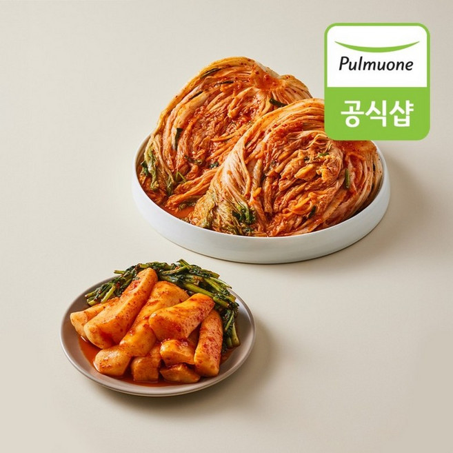 풀무원 생산직송 사계절 아삭 포기김치 4kg+총각김치 2kg