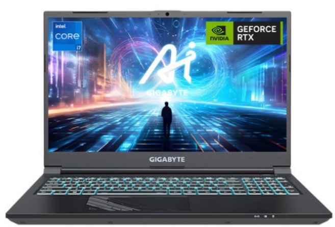 기가바이트 2024 게이밍 G5 MF5 15.6 코어i7 인텔 13세대 지포스 RTX 4050, IronGray, 3TB, 16GB, Free DOS, MF5-H2KR354