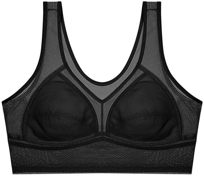 엘라운지 쿨링 인견 노와이어 홑겹 브라탑