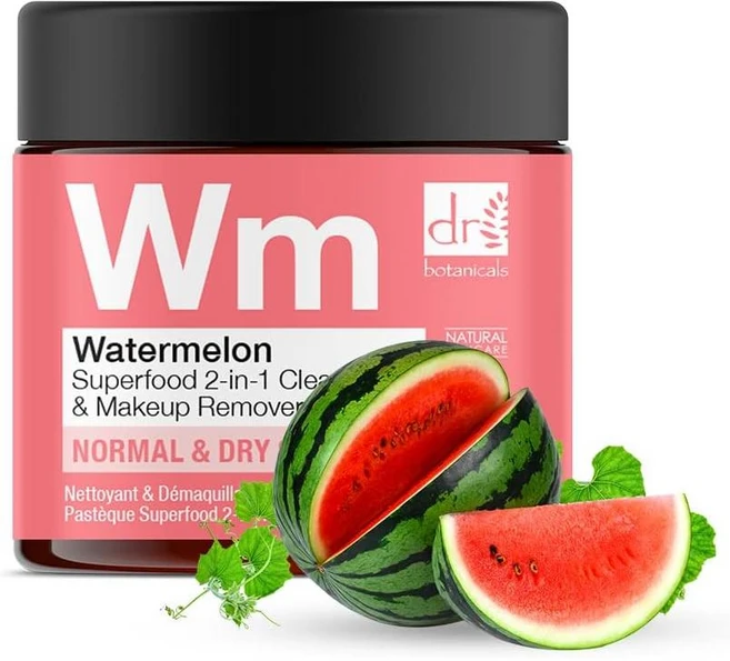 영국 닥터 보태니컬스 Dr Botanicals 슈퍼푸드 2 IN 1 워터멜론 클렌저 & 메이크업 리무버 젤, 3개, 60ml - 쿠팡