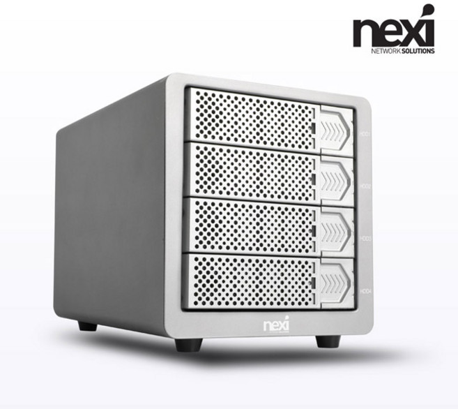 넥시 NX771 USB3.0 4베이 데이터 스토리지/NX-804U30/SATA 2.5형 3.5형 SSD HDD 지원/5Gbps 속도, 1개, 1mm