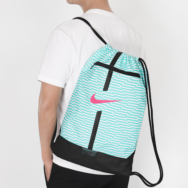 나이키 신발가방 축구화가방 아카데미 짐쌕, 오로라 그린+핑크 블라스트+블랙, 1개