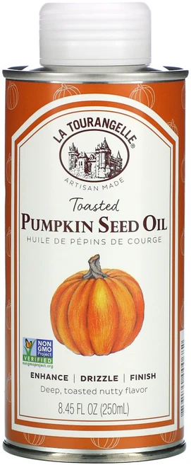 La Tourangelle 토스티드 펌킨 씨드 오일 250 ml(8.45 fl oz) 1팩, One Size, 250ml, 1개 - 쿠팡