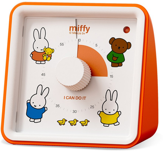 미피 구글타이머 타임타이머 뽀모도로타이머, 1개, 오렌지계열