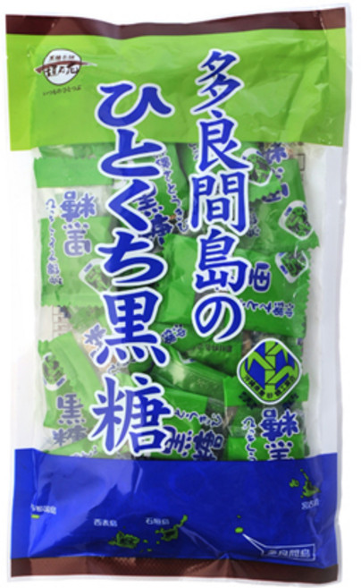 흑당 오키나와 히토구치 흑당(개별포장) 비정제 천연 설탕, 100g, 1개