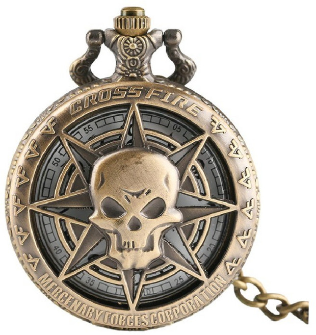 비엘스키 포켓위치 시계 회중시계 선물 패션 해골