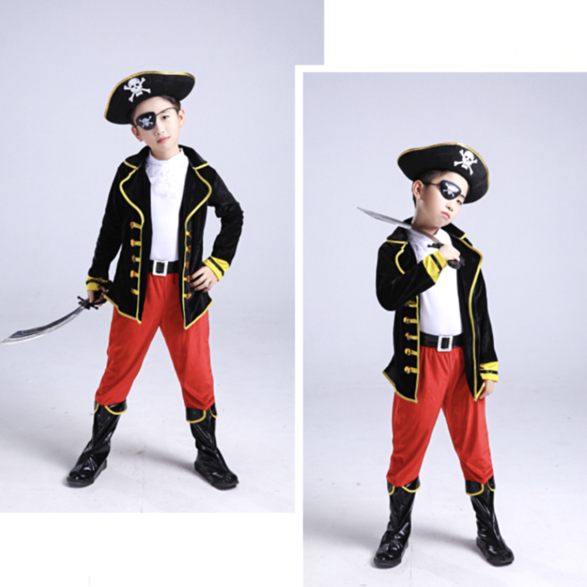 키즈브릭스 남아 해적 코스튬 풀착장 세트 구성