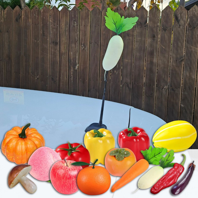 [굿-퀄] 차량용 야채 채소 과일 안테나볼, 알타리