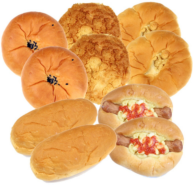 천원빵 아침대용 정항우 케익 제빵소 단팥빵 소보루빵 피자빵 국화빵 버터크림빵 10봉 개별포장