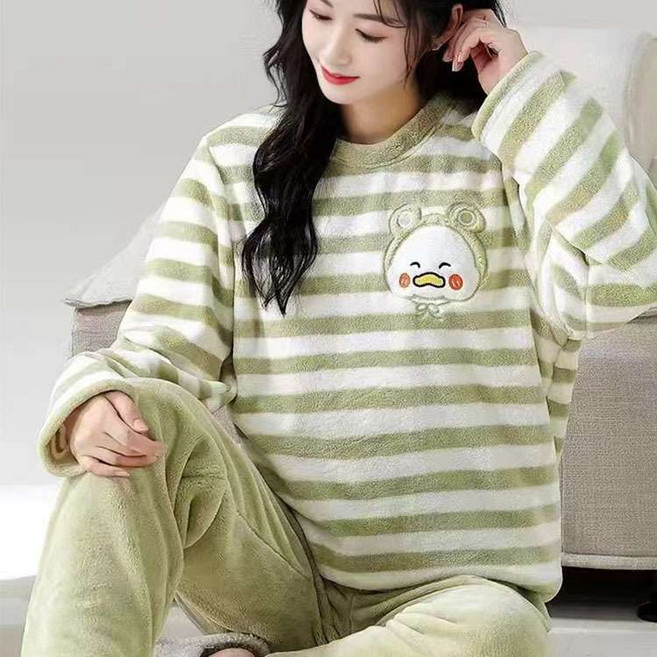 캐릭터 잠옷 빅사이즈 극세사 수면 동물 파자마 오리