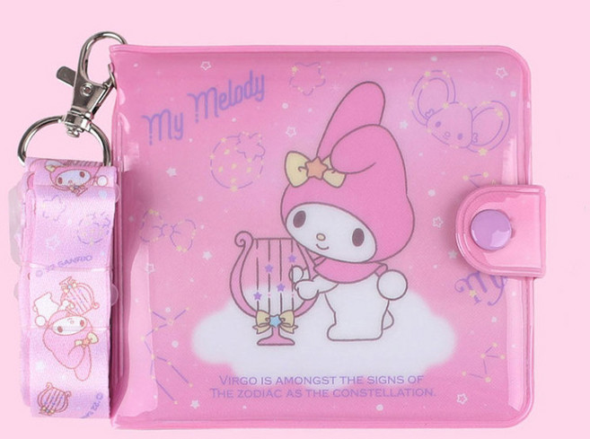 산리오 목걸이형 스트랩 동전지갑 반지갑 조카선물 설날선물 세뱃돈지갑선물 어린이날선물