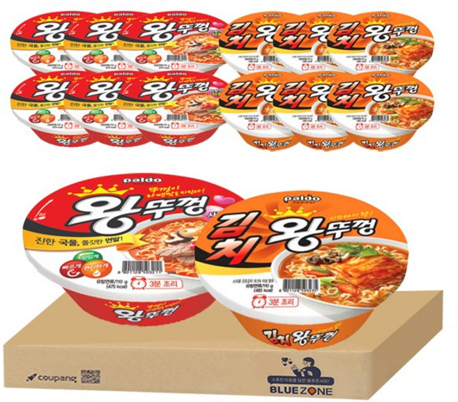블루존 왕뚜껑 세트(왕뚜껑7+김치왕뚜껑7), 1개