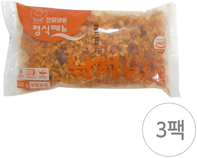 푸드드림 천일 낙지볶음밥300gx3봉, 300g, 3개