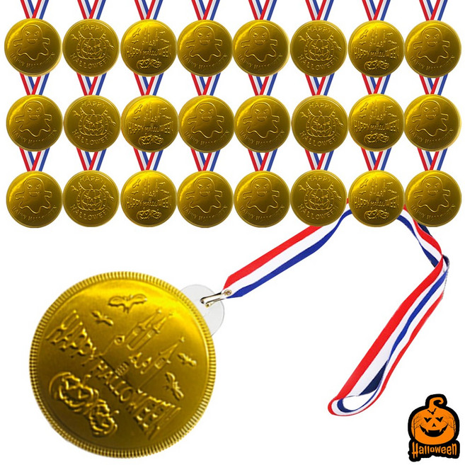 예이니식품 네덜란드 대형 코인 메달초콜릿 (할로윈!)한정행사 25개(23gx25개) 선물용금화동전, 23g
