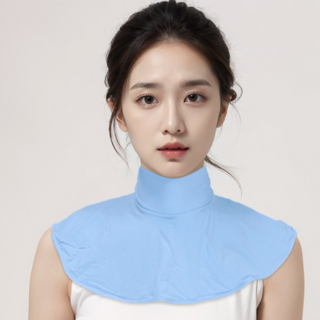 국내제작 여름목토시 쿨 넥워머 여름용 목토시 자외선차단 골프 스포츠 멀티스카프 버프, 스카이블루, 1개