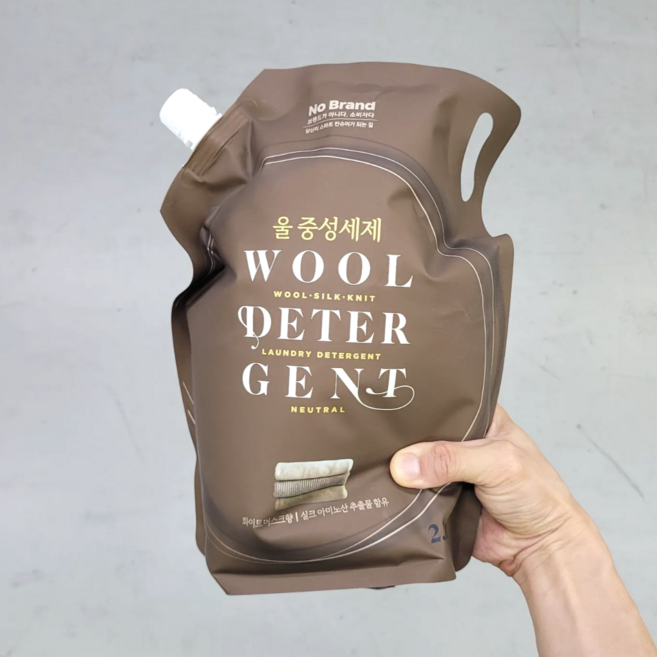 노브랜드 울 중성세제 리필, 2.1L, 3개