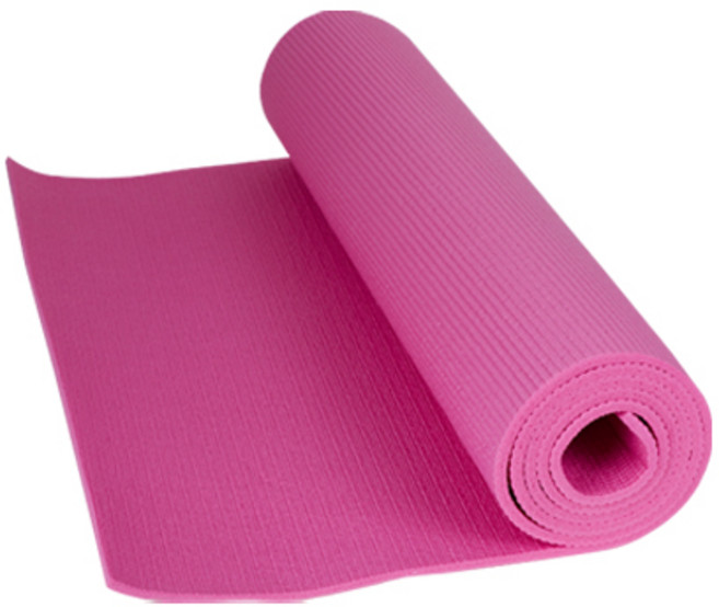에코요기 PVC 요가매트, 핑크, 1개