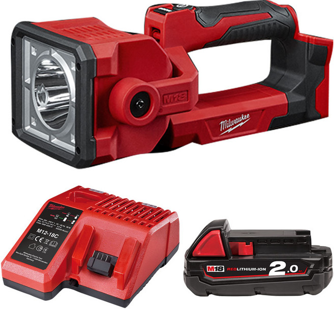 밀워키 작업등 M18 SLED-201 서치라이트 세트, 1개