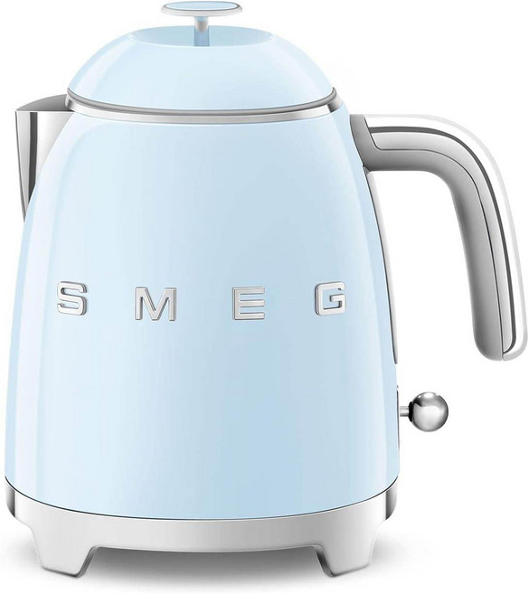 SMEG 스메기 전기포트 티포트 크림색상, 파스텔 블루