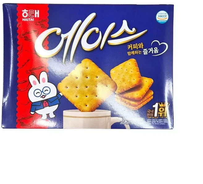 에이스 364g 대용량 해태 과자 커피 간식 사무실 티타임 비스킷, 1개