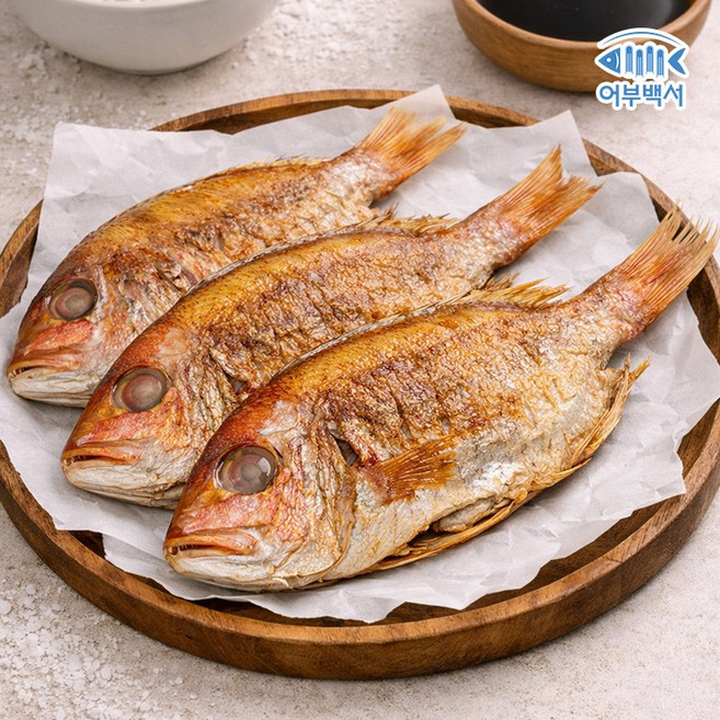 [어부백서] 국내산 자연산 손질 반건조 꽃돔 3미 (미당 100g) 구이용 조림용, 1개