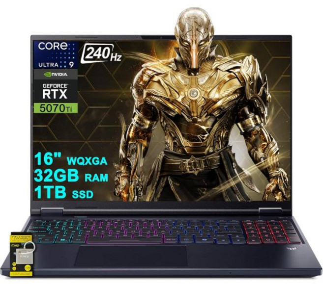 에이서 프레데터 헬리오스 네오 16S AI 게이밍 노트북 16인치 2560x1600 O라지ED 240Hz 100% DCI-P3 인텔 24코어 울트라 9 275HX 64GB 램, 32GB RAM | 1TB SSD, 윈도우11 홈