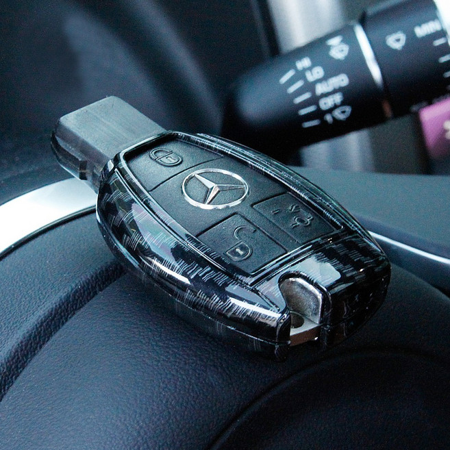 벤츠 A C E S CLS CLA GLE 클래스 카본 키케이스 홀더 호환 용품, 구형스마트키