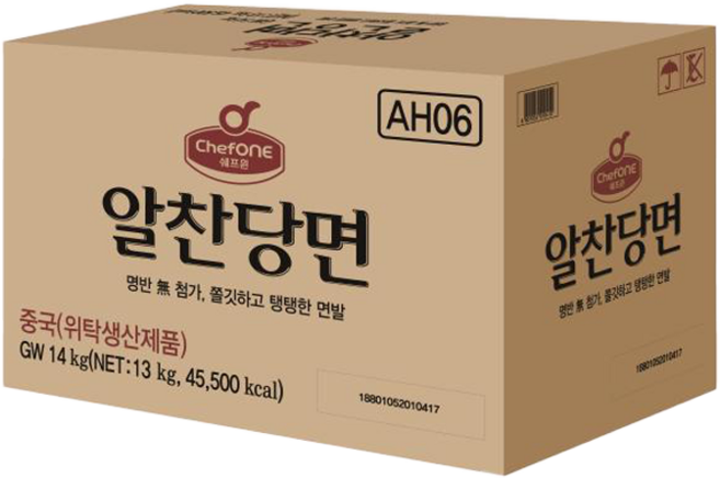 쉐프원 알찬당면, 14kg, 1개