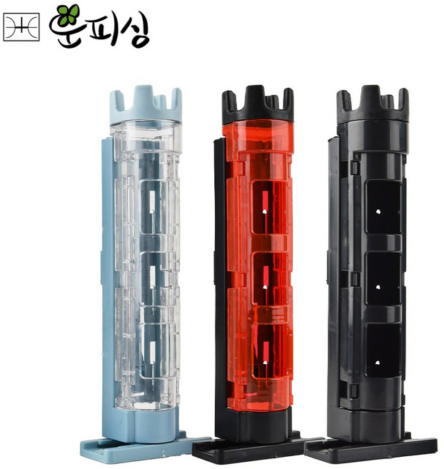 운피싱 멀티 태클박스용 로드 거치대 소 루어낚시대 받침대 킹홀더 에센스마운트 엠퍼러스탠드 스텔스베이스 스트라이크 유니버설 컴바이너, 멀티박스용로드거치대 블랙