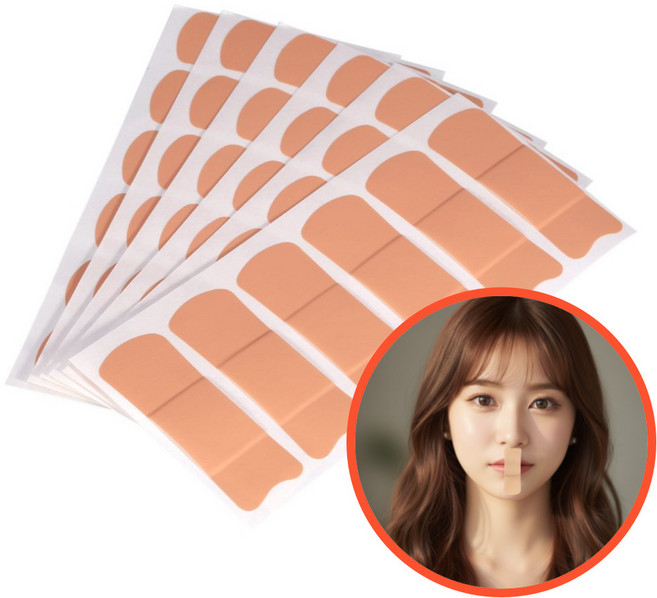 180P 키팅 수면 코골이 입벌림 방지 입막음 테이프, 5세트