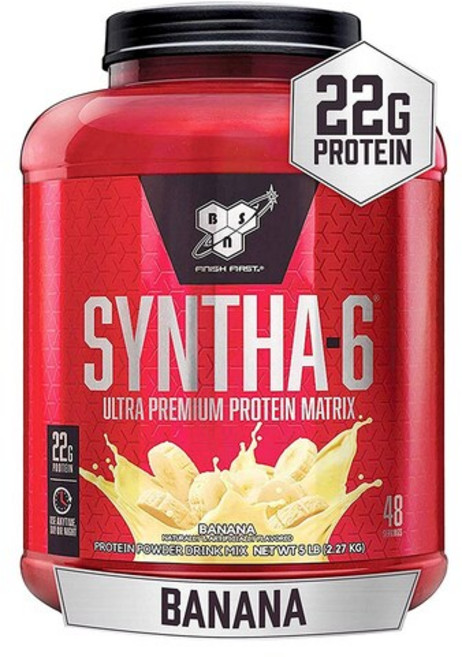BSN 비에스엔 신타6 유청 단백질 바나나 2.27kg 웨이 프로틴 Syntha-6, 1개