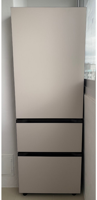 LG전자 오브제컬렉션 324L 3도어 스탠드형 김치냉장고 디오스 김치톡톡 Fit & Max 방문설치, 베이지, Z334GBB122S