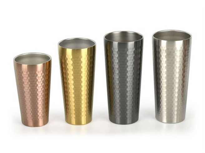 키알리 벌집무늬 이중 진공 스텐컵 스테인레스컵 보온 보냉 텀블러 냉장고컵, 1개